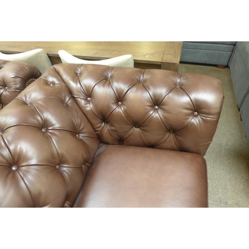 1463 - An Allington 2 seater brown leather sofa, original RRP £1416.66 + VAT (4167-22) * This lot is subjec... 