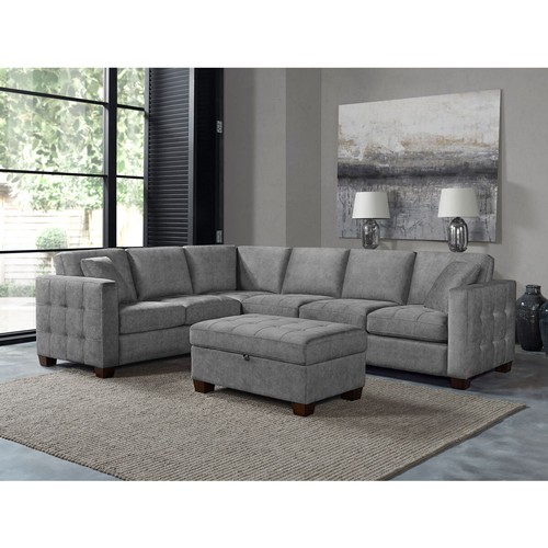 1542 - A Thomasville Kylie corner sofa with storage ottoman, original RRP £958.33 + VAT - boxed(4186-30) * ... 