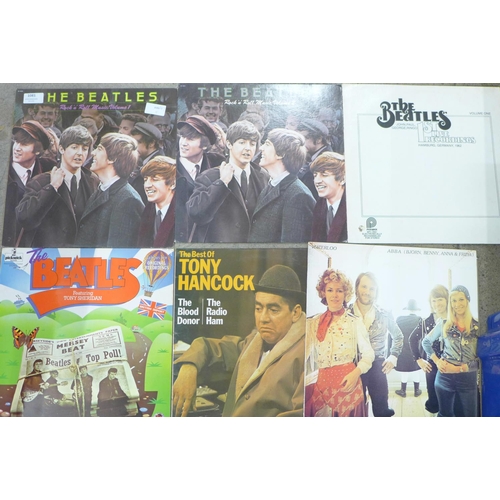 1081 - LP records; Abba, The Beatles, Cats, etc. **PLEASE NOTE THIS LOT IS NOT ELIGIBLE FOR POSTING AND PAC... 