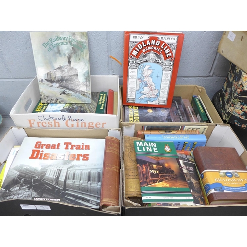 1098 - Four boxes of railway books **PLEASE NOTE THIS LOT IS NOT ELIGIBLE FOR POSTING AND PACKING**