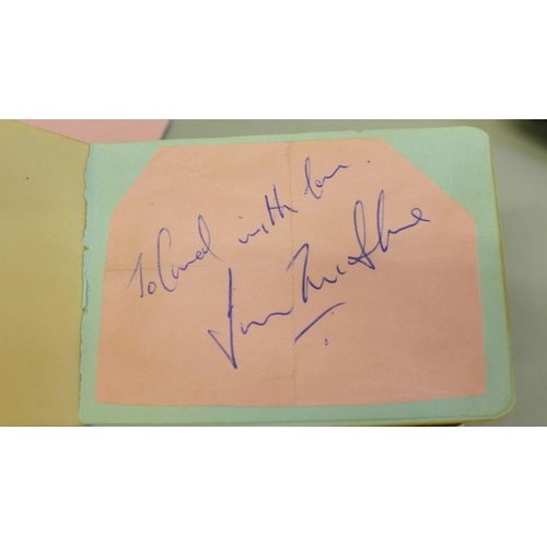 611 - Autograph collection, eight autograph books mainly Pop music including Dusty Springfield