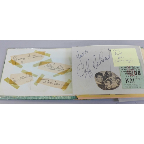 611 - Autograph collection, eight autograph books mainly Pop music including Dusty Springfield