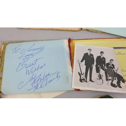 611 - Autograph collection, eight autograph books mainly Pop music including Dusty Springfield