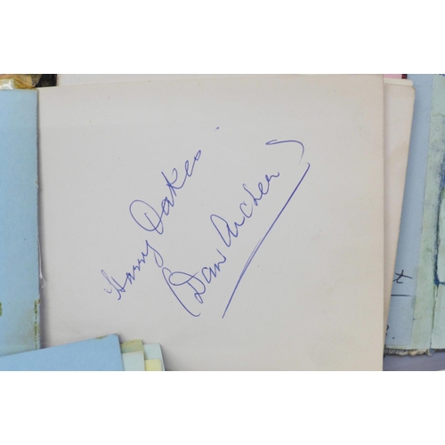 645 - Autograph books, mainly 1960s (7)