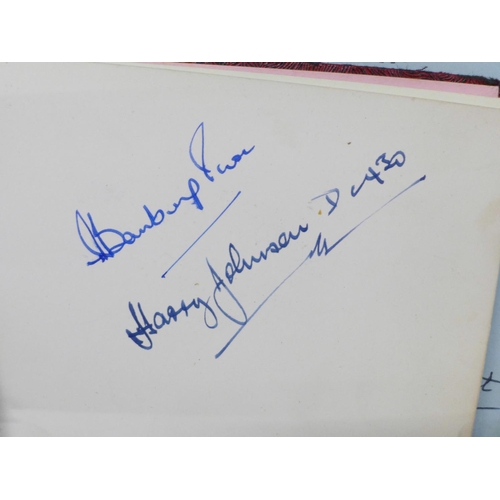 645 - Autograph books, mainly 1960s (7)