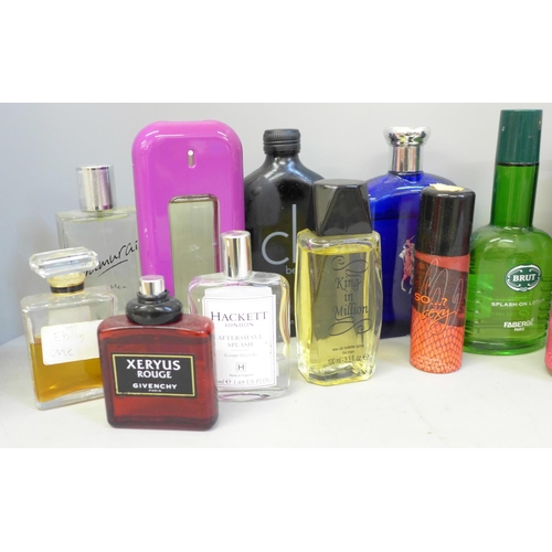 669 - A collection of forty-five perfumes and after shaves