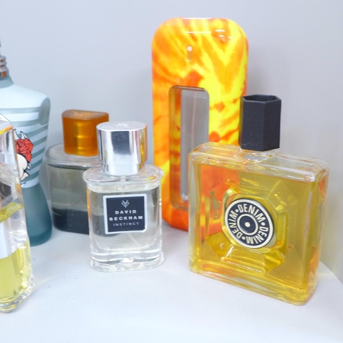 669 - A collection of forty-five perfumes and after shaves