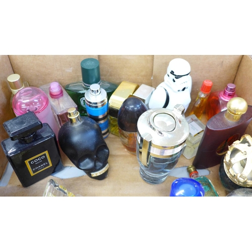 669 - A collection of forty-five perfumes and after shaves