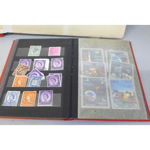 686 - Three albums of stamps