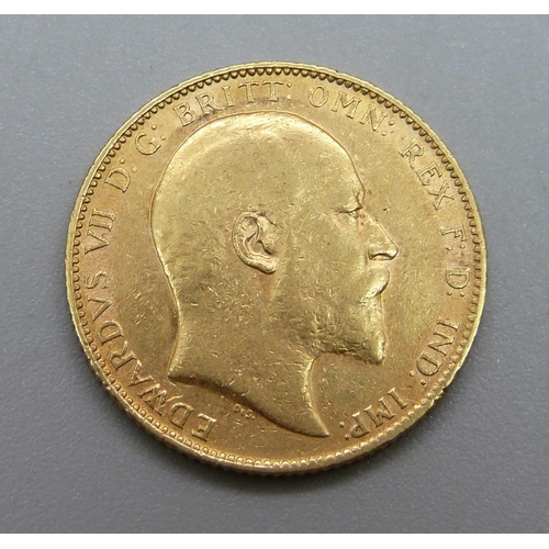 1021 - A 1903 gold full-sovereign