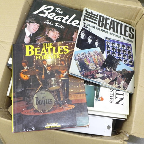 1123 - A collection of books including eight Beatles, girls annuals, early Dandy and Beano, etc. **PLEASE N... 