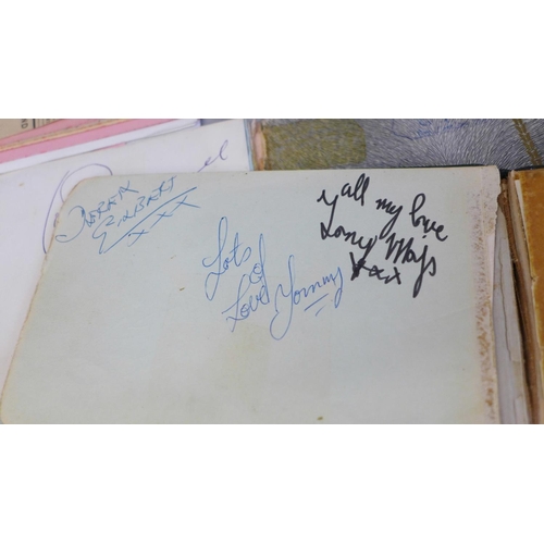 611 - Autograph collection, eight autograph books mainly Pop music including Dusty Springfield