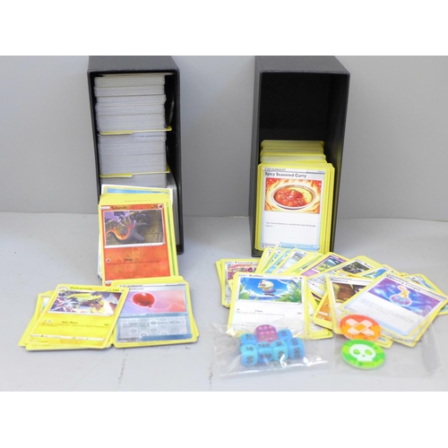 625 - Two boxes of Pokemon cards