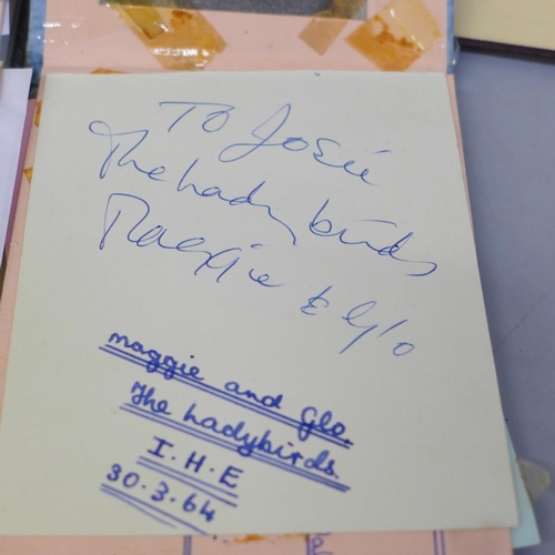 638 - Autograph book collection, mainly 1960s, (8)