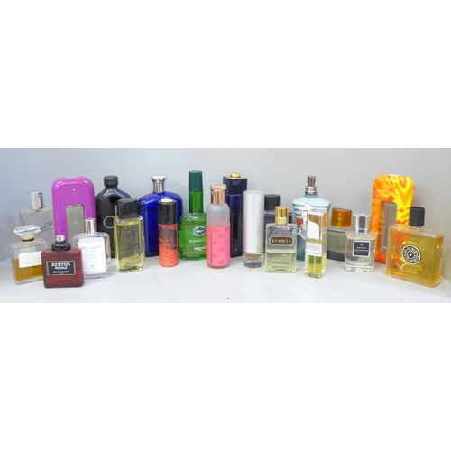 669 - A collection of forty-five perfumes and after shaves