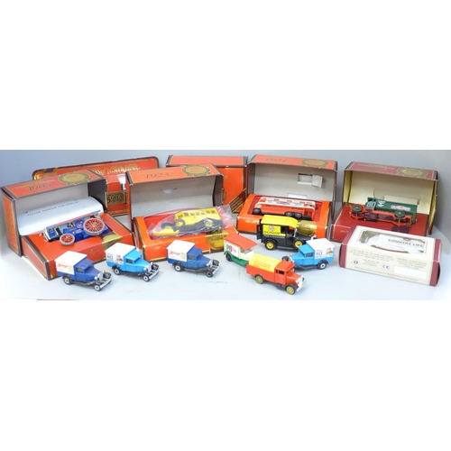 672 - Six boxed Matchbox Models of Yesteryear and other model vehicles