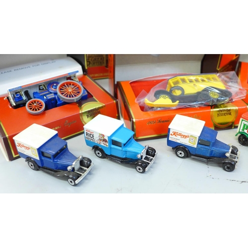 672 - Six boxed Matchbox Models of Yesteryear and other model vehicles