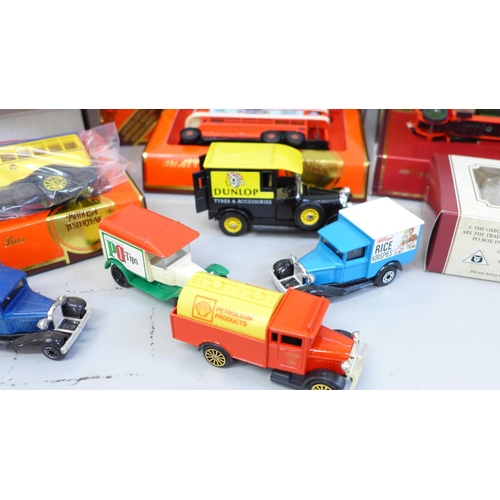 672 - Six boxed Matchbox Models of Yesteryear and other model vehicles