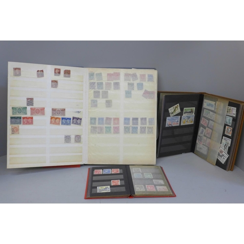 686 - Three albums of stamps