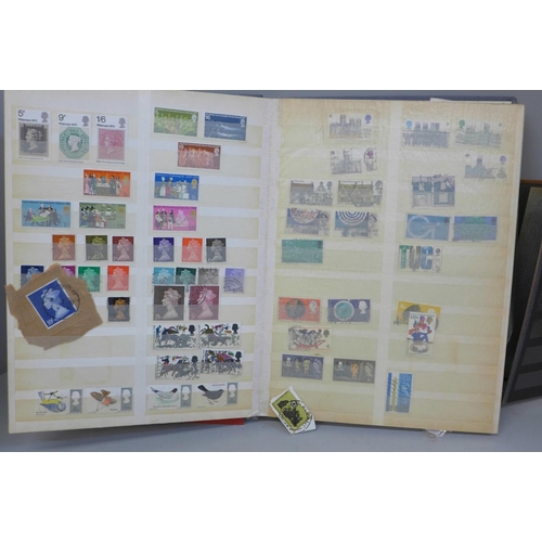 686 - Three albums of stamps