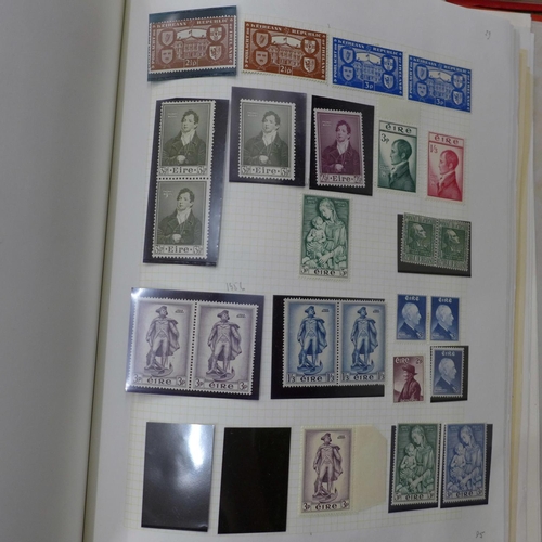 705 - Stamps; an album housing a mint and used collection from GB overprints through to 1970 with good ran... 