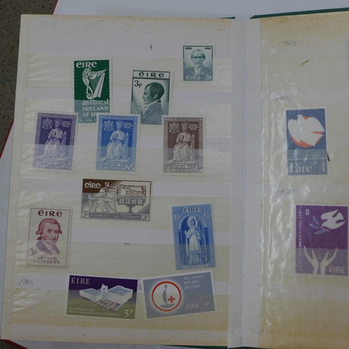 705 - Stamps; an album housing a mint and used collection from GB overprints through to 1970 with good ran... 