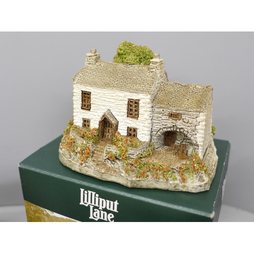 719 - Nine Lilliput Lane cottages including Brewn Bach, Catch a Cold and Stone Cottage, boxed and other Li... 