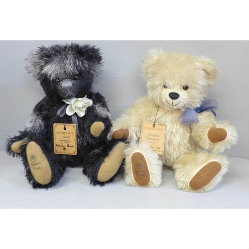 735 - Two Robin Rive limited edition Teddy bears, Joannie 122/300, Chenille 81/200