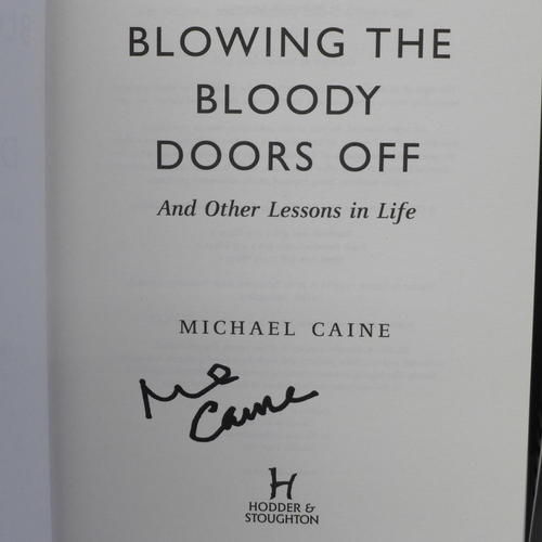 747 - Two signed books, Michael Caine and Gary Barlow