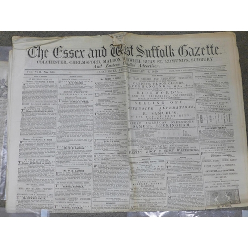 748 - The Ipswich Journal 1805, Salisbury and Winchester Journal 1817 and other 18th and 19th Century news... 