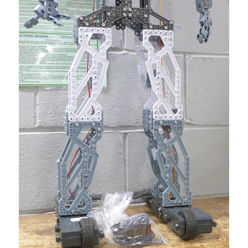 802 - A Meccano Mechanoid G15 KS interactive robot with transformer, 122cm tall