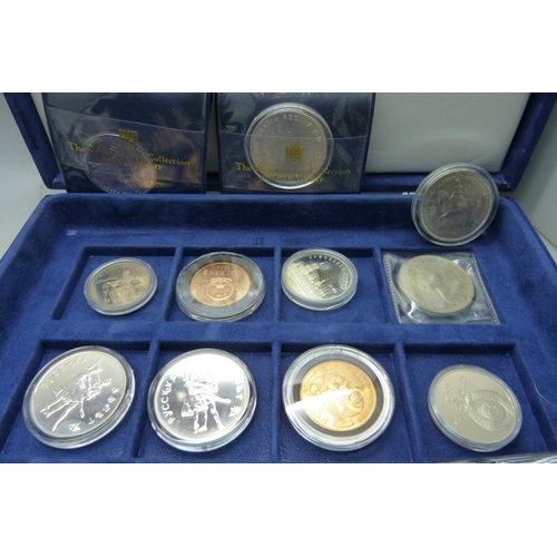 905 - A collection of commemorative coins