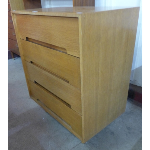 18 - A Stag C-Range oak chest of drawers, designed by John & Sylvia Reid