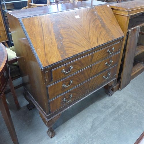 182 - An Edward VII mahogany bureau