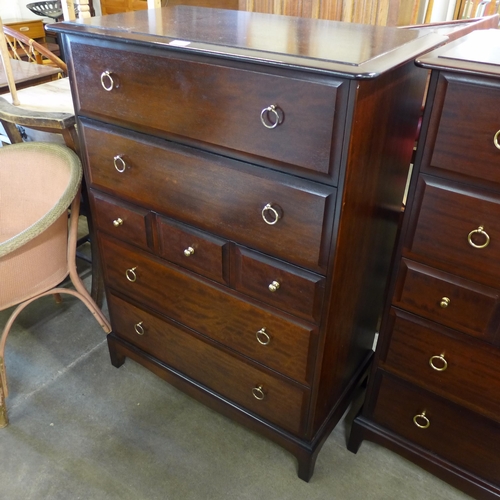 219 - A Stag Minstrel mahogany chest of drawers