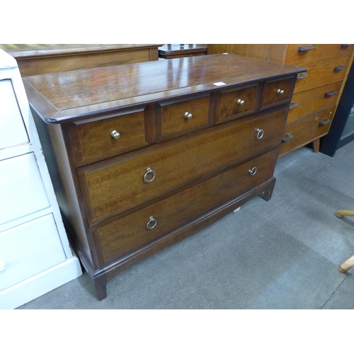 231 - A Stag Minstrel mahogany chest of drawers