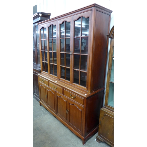 245 - A Chinese hardwood bookcase