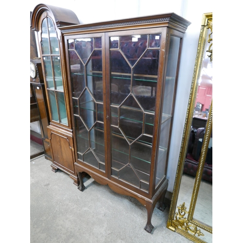 245B - An Edward VII mahogany display cabinet