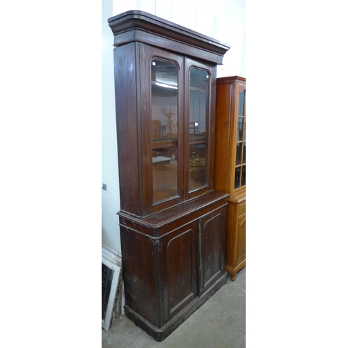 246 - A Victorian mahogany bookcase