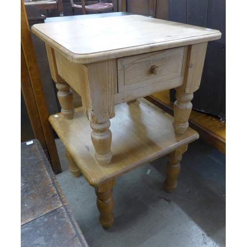 247 - Two pine occasional tables