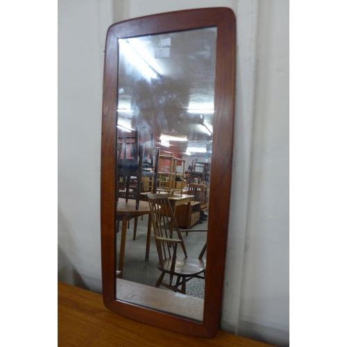 25 - A teak framed mirror