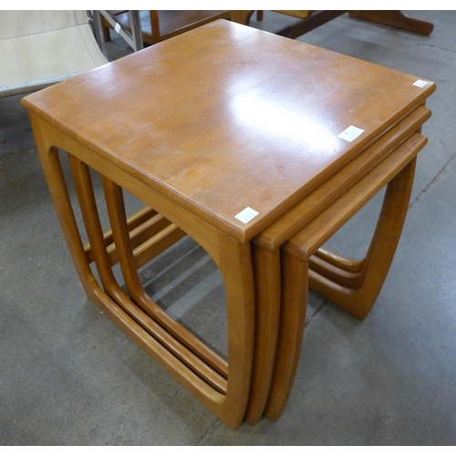 35 - A teak nest of tables