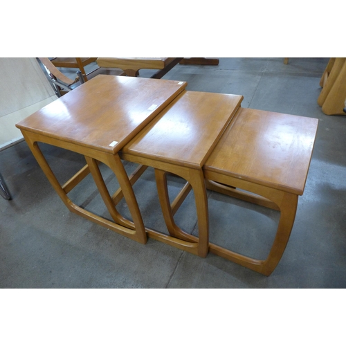 35 - A teak nest of tables