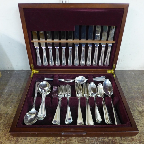 352 - A cased E.P.N.S canteen of cutlery