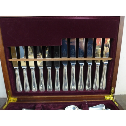 352 - A cased E.P.N.S canteen of cutlery