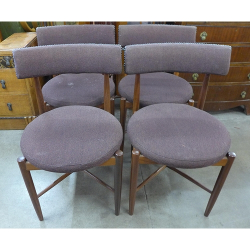 72 - A set of four G-Plan Fresco teak dining chairs