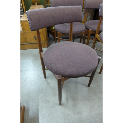 72 - A set of four G-Plan Fresco teak dining chairs