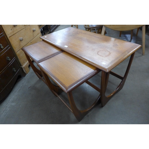 73 - A G-Plan Astro teak rectangular nest of tables