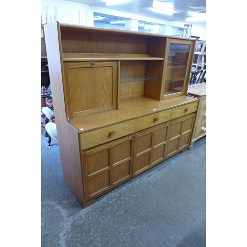 93 - A Nathan teak highboard