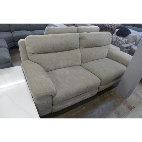 1439 - A Grace mink fabric  large 2 seater recliner sofa, original RRP £874.99 + VAT (4186-20) * This lot i... 